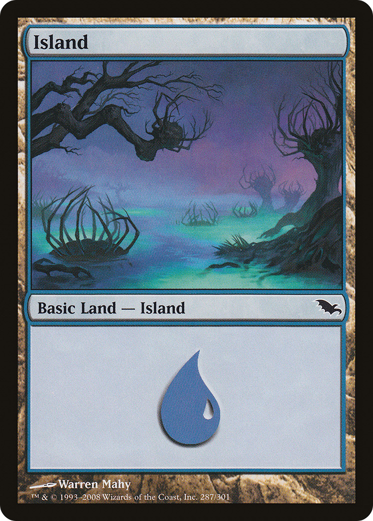 Island (287) (SHM-287) - Shadowmoor Foil