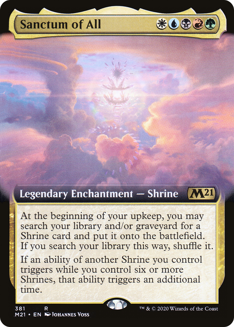 Sanctum of All (Extended Art) (M21-381) - Core Set 2021: (Extended Art)