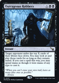 Outrageous Robbery (PRE-097) - Murders at Karlov Manor Promos Foil