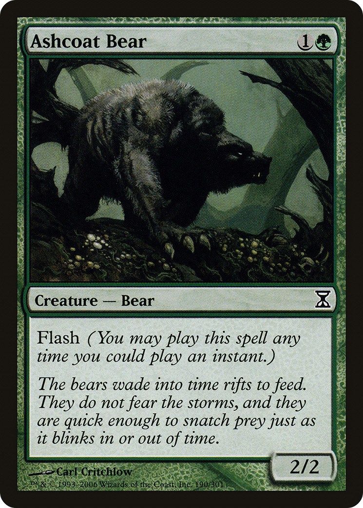 Ashcoat Bear (TSP-190) - Time Spiral