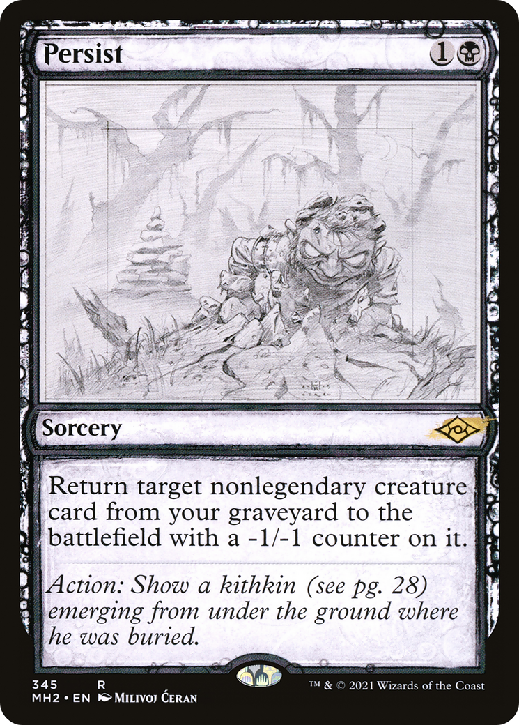 Persist (Showcase) (MH2-345) - Modern Horizons 2: (Showcase) Foil