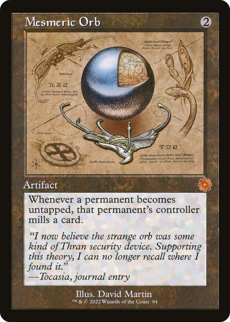 Mesmeric Orb (Schematic) (BRR-094) - The Brothers' War Retro Artifacts