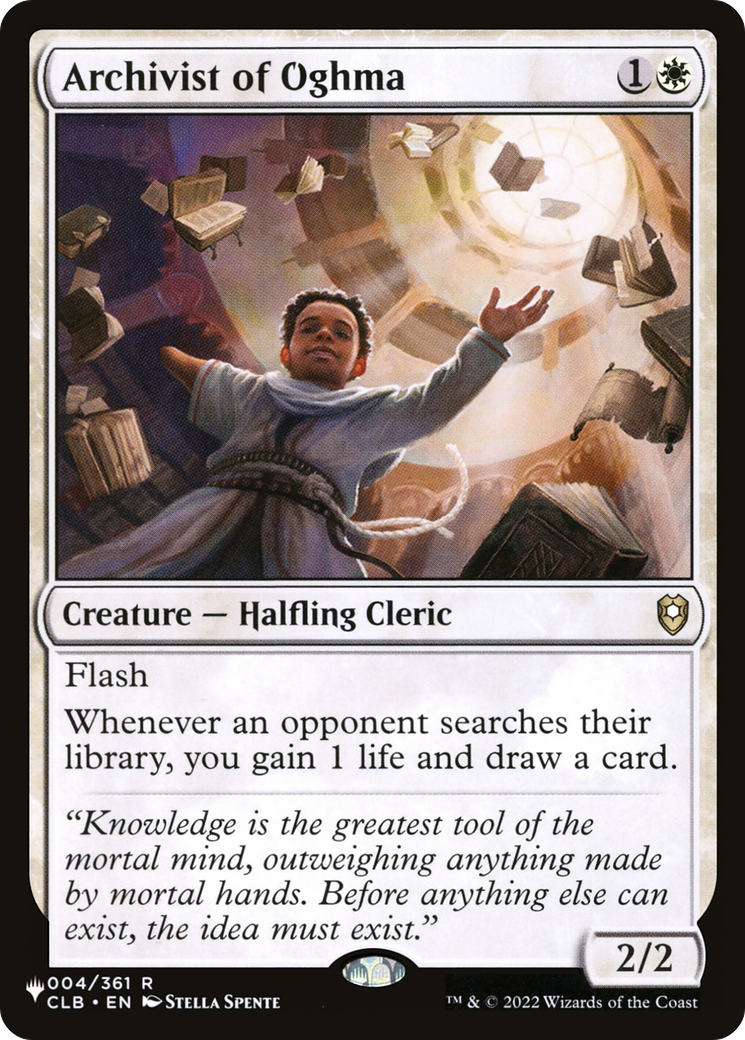 Archivist of Oghma (LIST-CLB-4) - The List