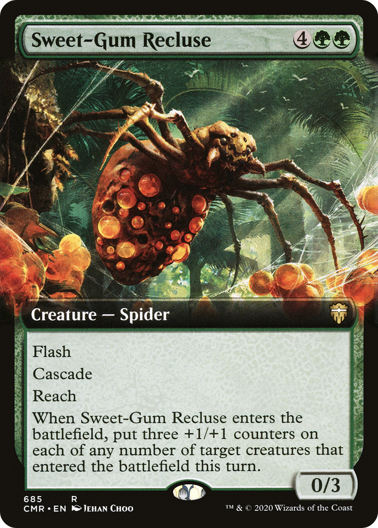 Sweet-Gum Recluse (Extended Art) (CMR-685) - Commander Legends: (Extended Art)