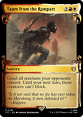 Taunt from the Rampart (Showcase Scrolls) (LTC-481) - Tales of Middle-earth Commander: (Showcase)