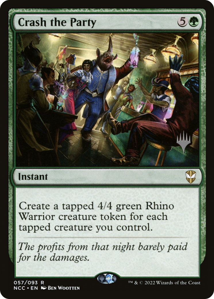 Crash the Party (PPSNC-057) - New Capenna Commander Promos Foil