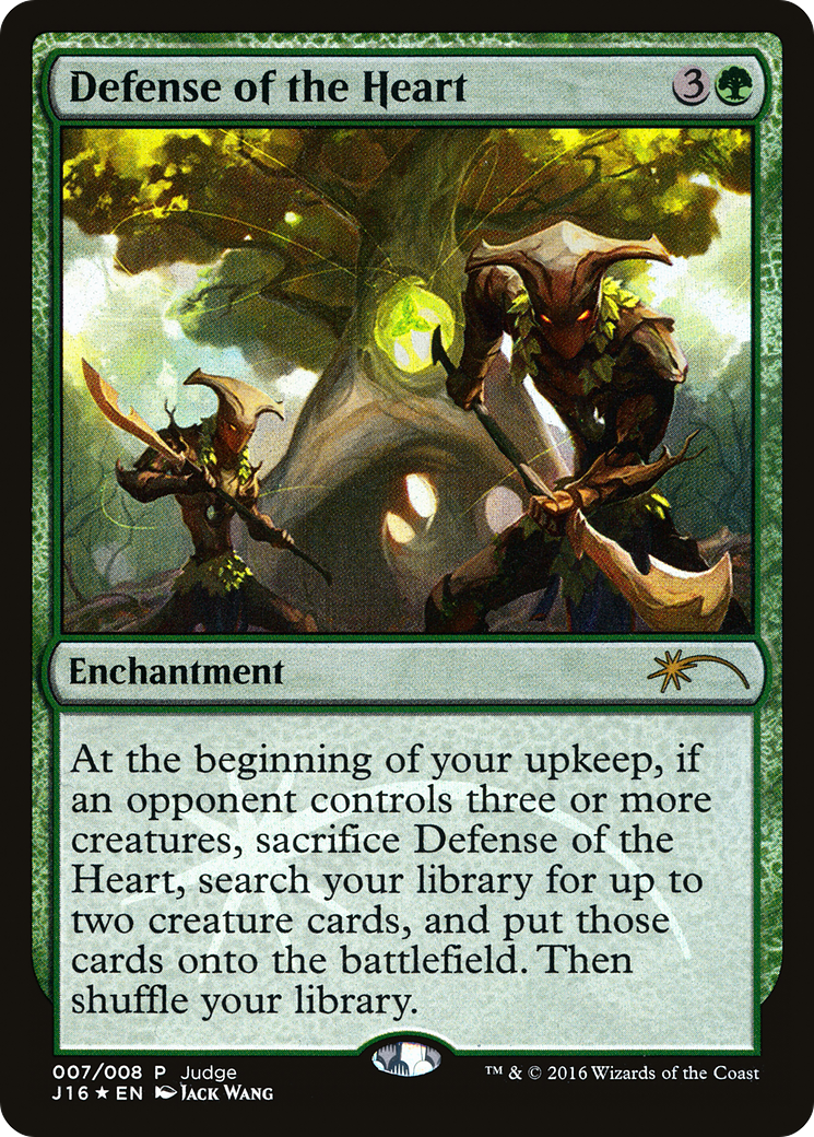 Defense of the Heart (JDG-007) - Judge Gift Cards 2016 Foil