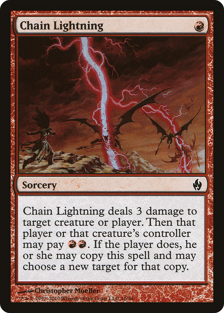 Chain Lightning (PD2-016) - Premium Deck Series: Fire and Lightning Foil