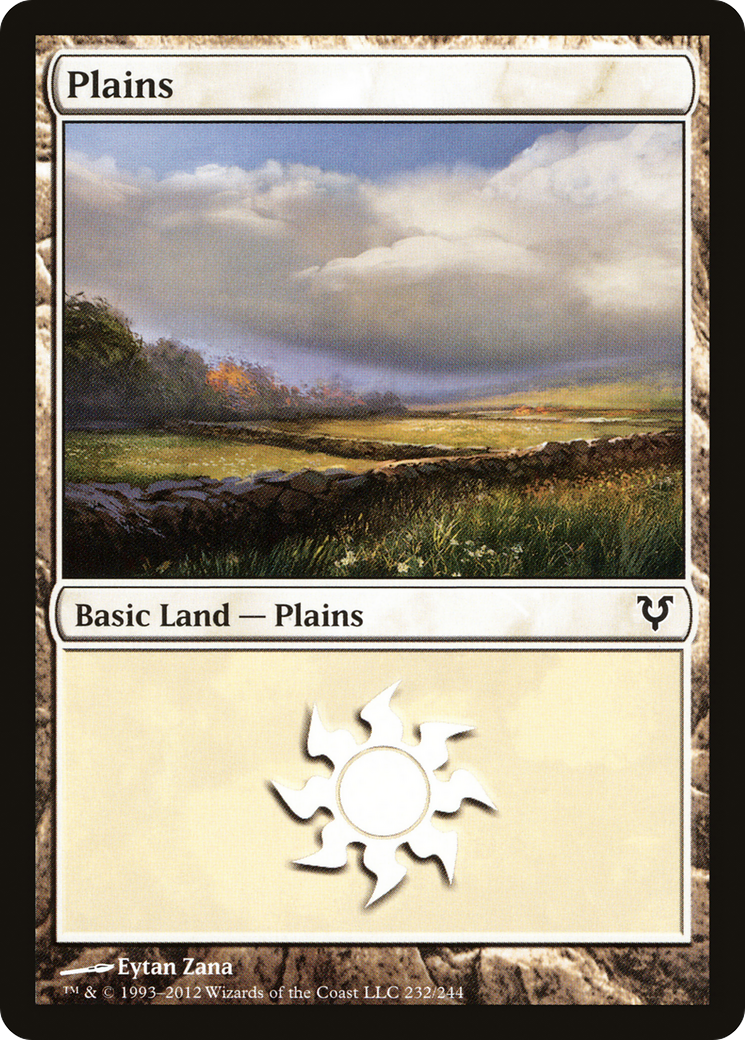 Plains (232) (AVR-232) - Avacyn Restored Foil