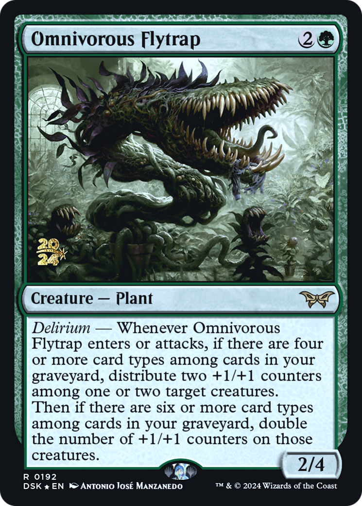 Omnivorous Flytrap (PRE-192) - Duskmourn: House of Horror Promos Foil