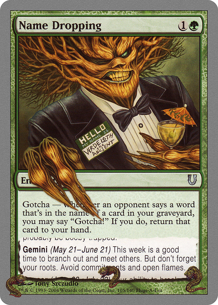 Name Dropping (UNH-105) - Unhinged