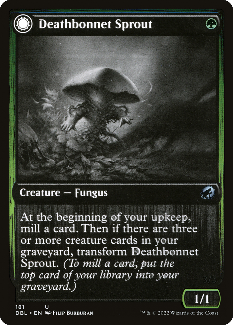Deathbonnet Sprout (DBL-181) - Innistrad: Double Feature: (Double Faced Transform)