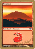 Mountain (345) - 2003 Peer Kroger (8ED) (WCD-) - World Championship Decks 2003