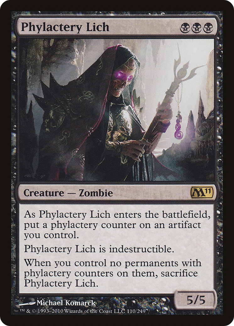 Phylactery Lich (M11-110) - Magic 2011 Foil