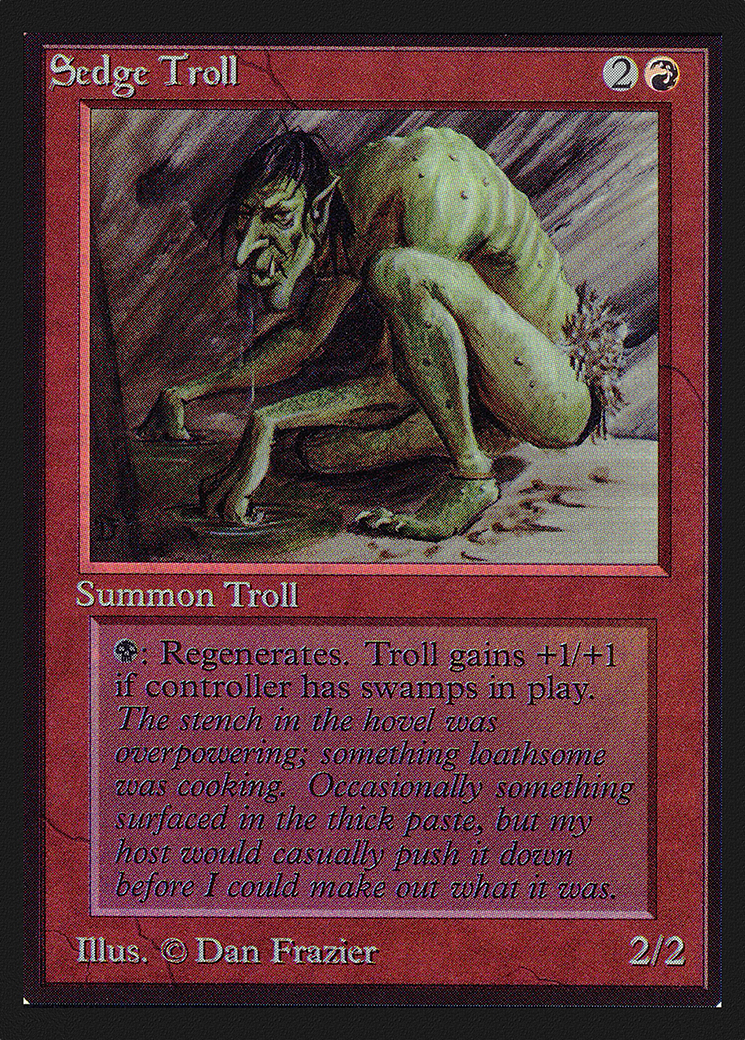 Sedge Troll (IE) (IED-) - Intl. Collectors' Edition