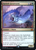 Sarinth Greatwurm (PRE-220) - The Brothers' War Promos Foil