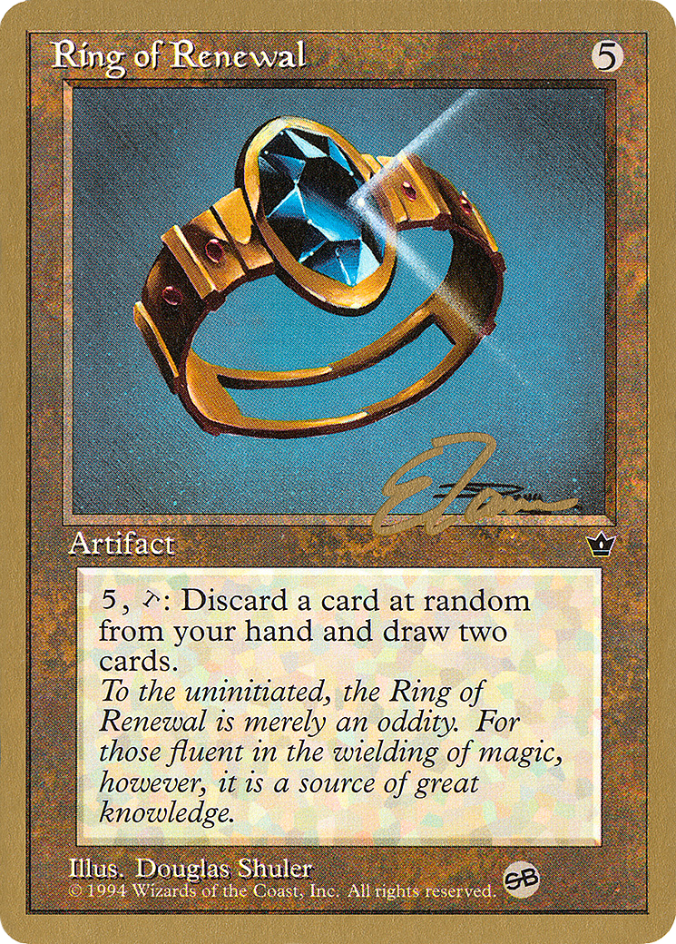 Ring of Renewal - 1996 Eric Tam (FEM) (SB) (WCD-) - Pro Tour Collector Set