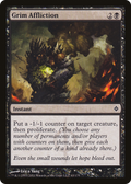 Grim Affliction (NPH-063) - New Phyrexia Foil