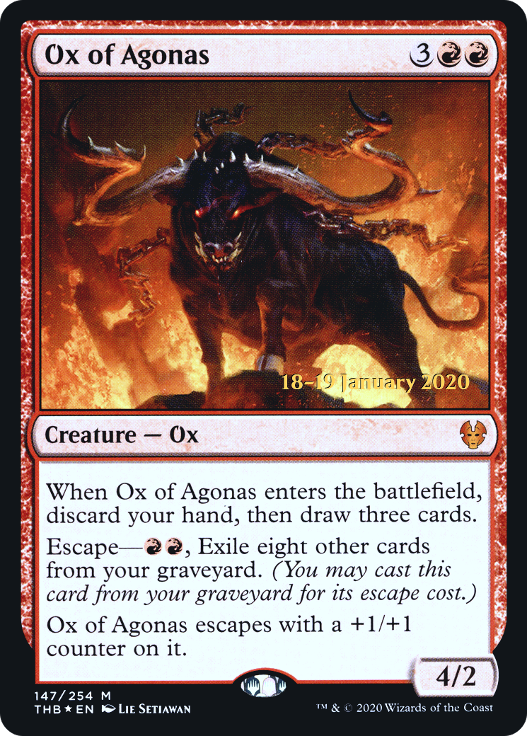 Ox of Agonas (PRE-147S) - Theros Beyond Death Promos Foil