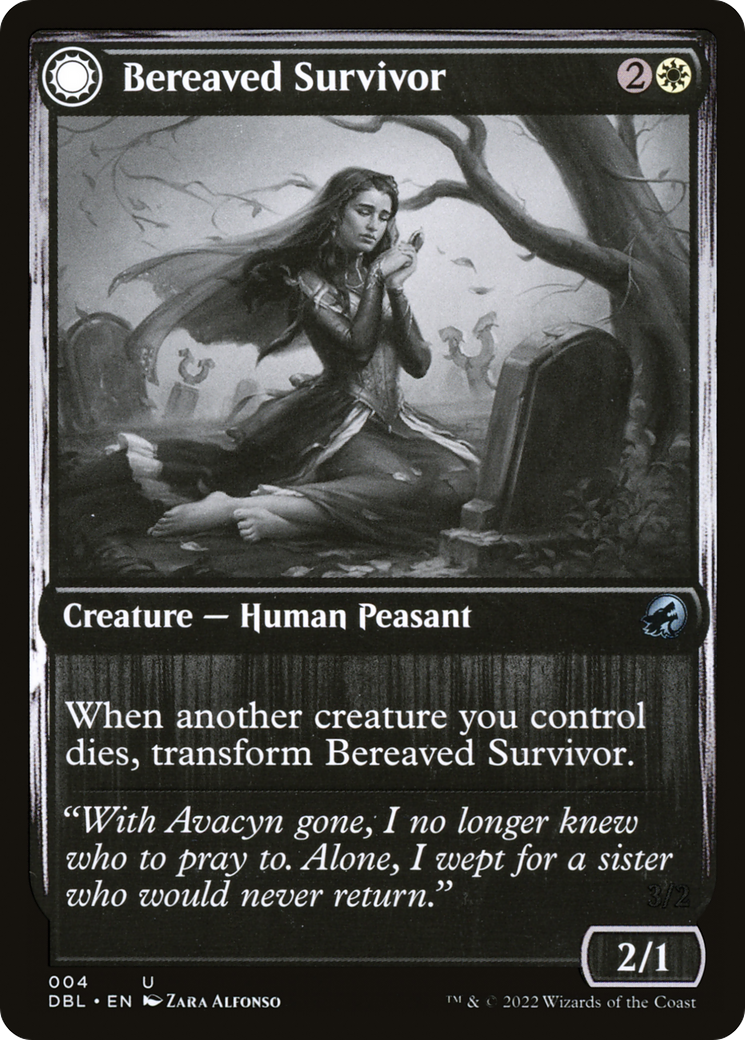 Bereaved Survivor (DBL-004) - Innistrad: Double Feature: (Double Faced Transform)