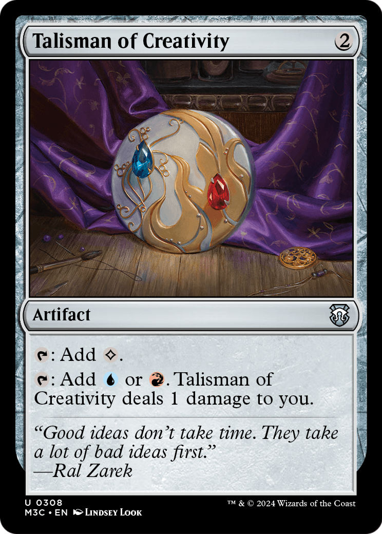 Talisman of Creativity (M3C-308) - Modern Horizons 3 Commander