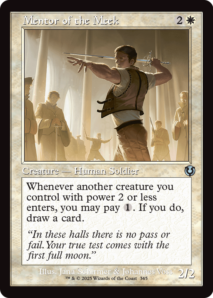 Mentor of the Meek (Retro Frame) (INR-345) - Innistrad Remastered Foil