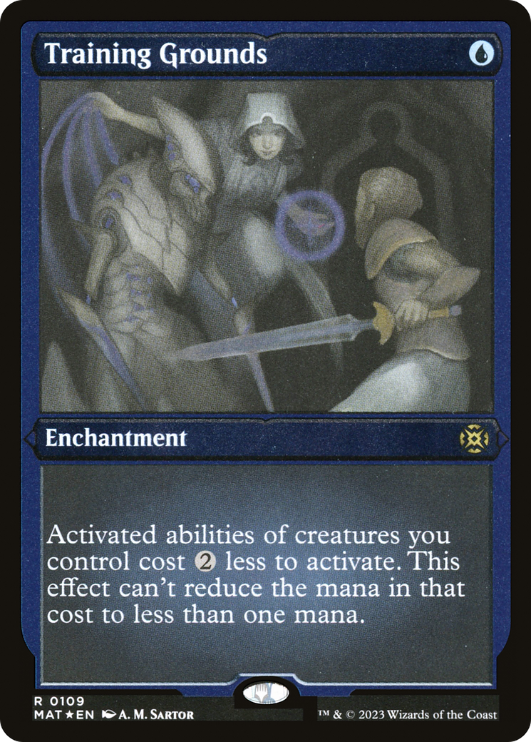 Training Grounds (Foil Etched) (MAT-109) - March of the Machine: The Aftermath Foil