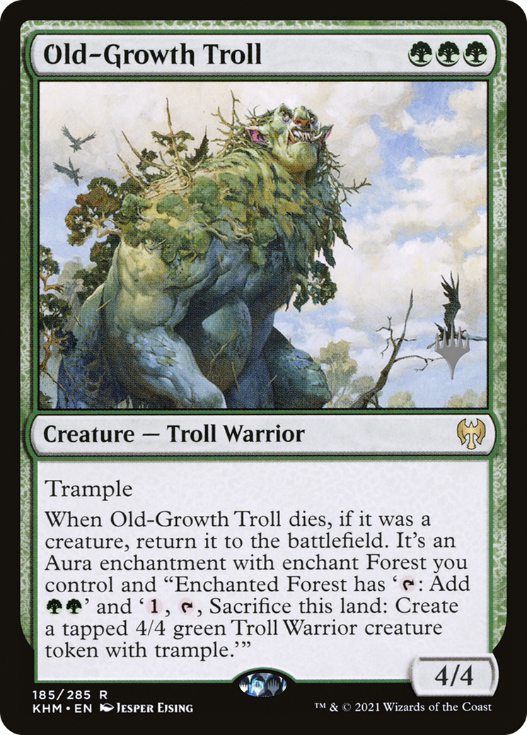 Old-Growth Troll (PPKHM-185) - Kaldheim Promos Foil