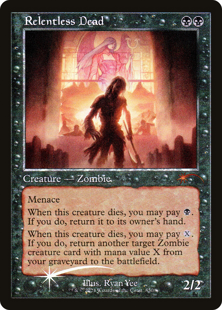 Relentless Dead (Retro Frame) (SLD-850) - Secret Lair Drop Foil