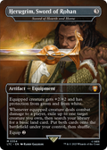 Herugrim, Sword of Rohan - Sword of Hearth and Home (LTC-354) - Tales of Middle-earth Commander / Herugrim, Sword of Rohan (Borderless) Foil