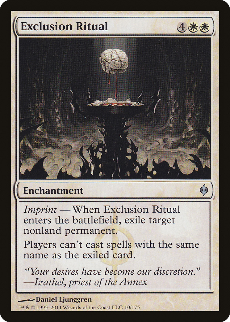 Exclusion Ritual (NPH-010) - New Phyrexia Foil