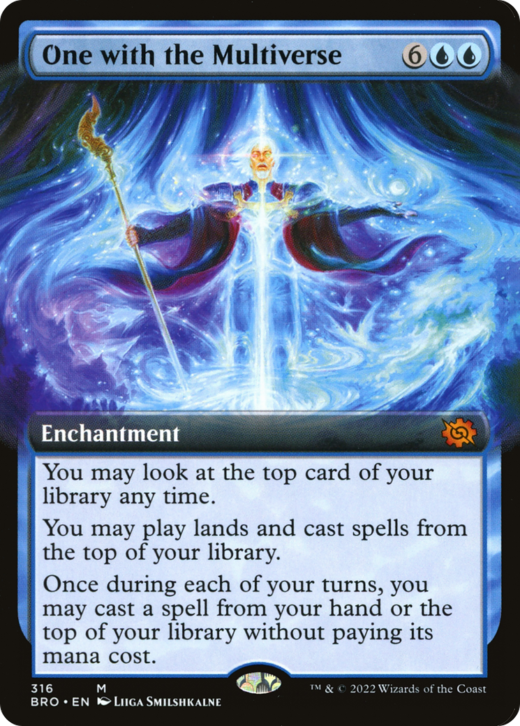 One with the Multiverse (Extended Art) (BRO-316) - The Brothers' War: (Extended Art) Foil