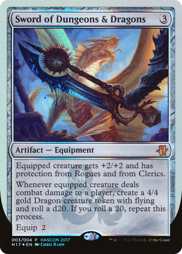 Sword of Dungeons & Dragons (MEDIA-003) - HasCon 2017 Foil