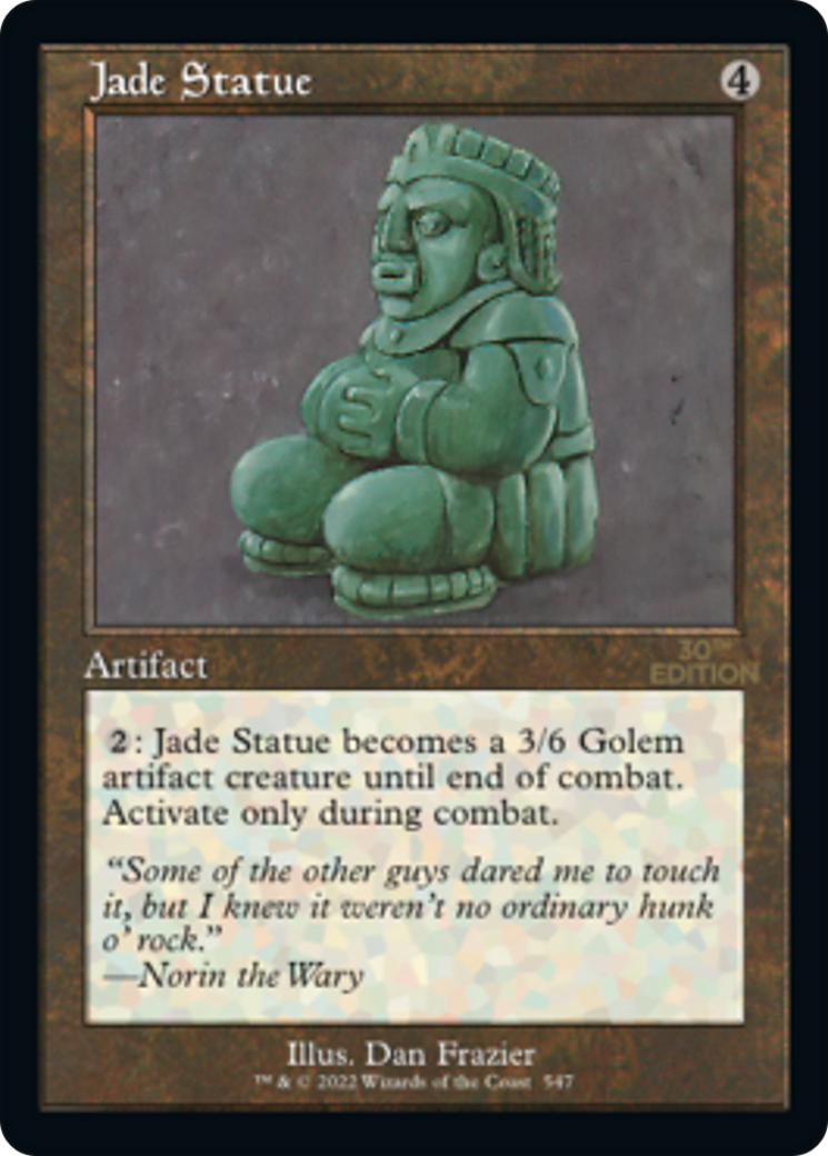 Jade Statue (Retro Frame) (30A-547) - 30th Anniversary Edition
