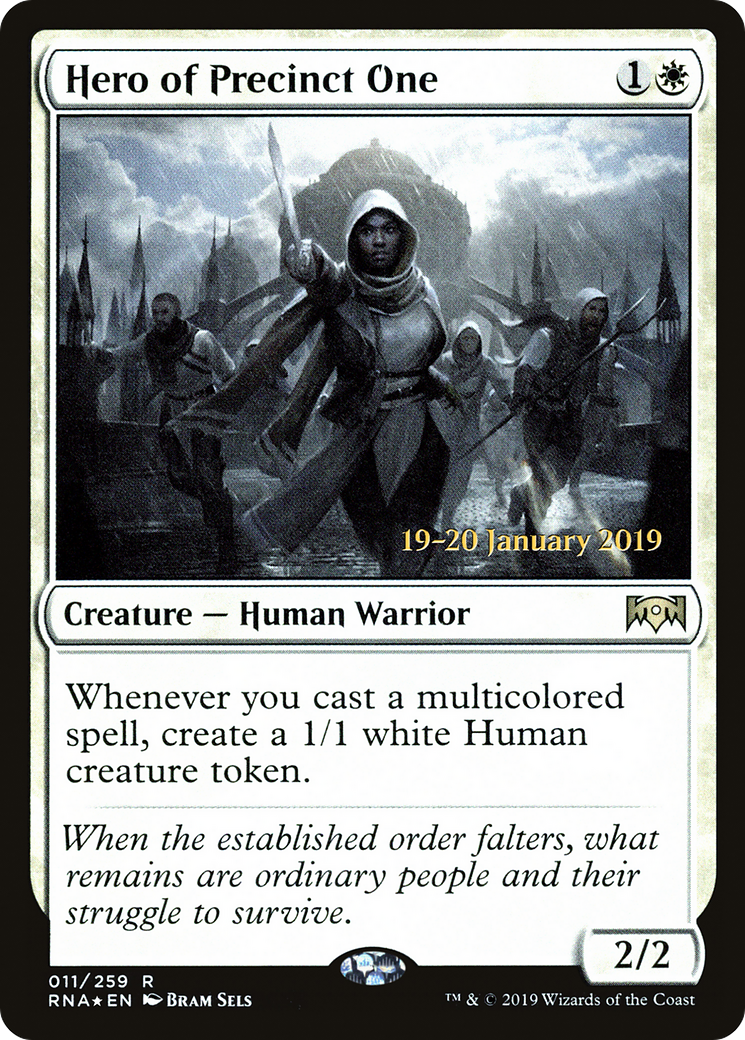 Hero of Precinct One (PRE-11S) - Ravnica Allegiance Promos Foil
