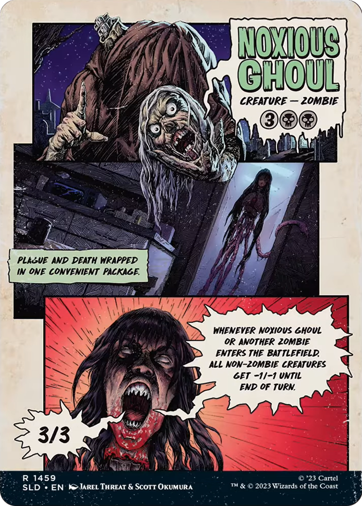 Noxious Ghoul (SLD-1459) - Secret Lair Drop: (Full Art) (Borderless) Foil