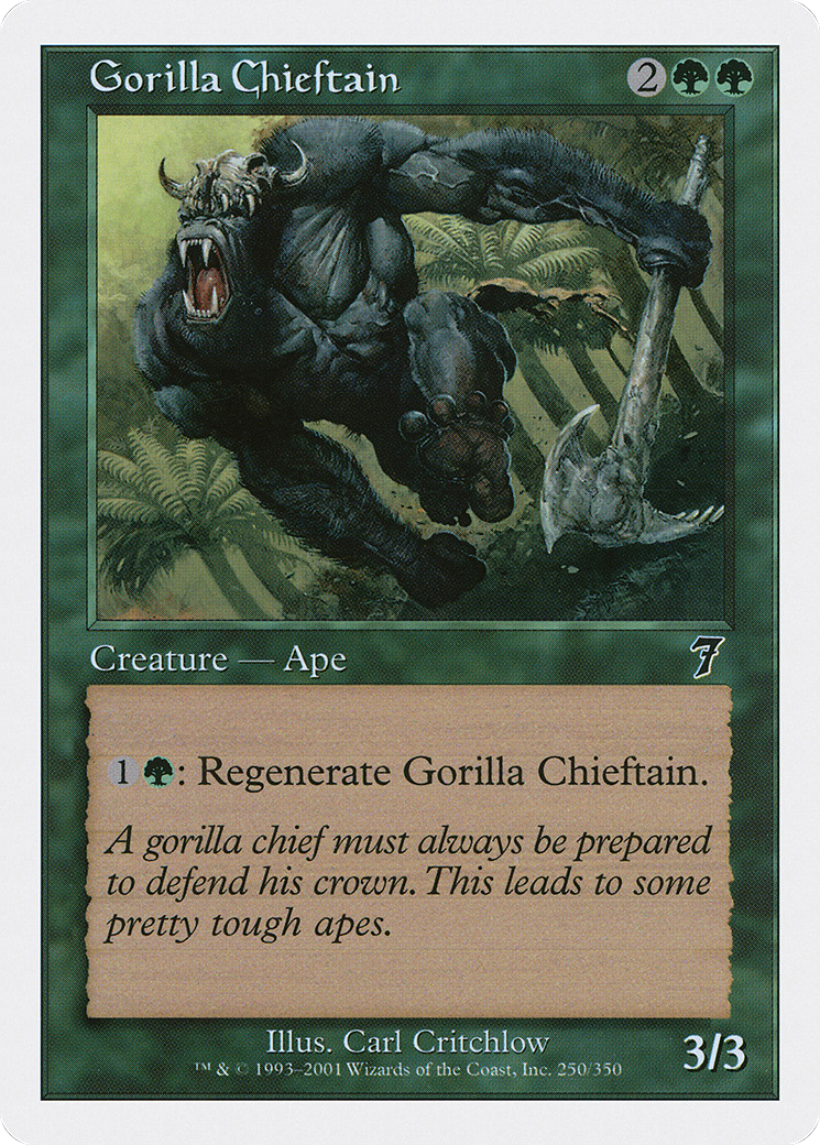 Gorilla Chieftain (7ED-250) - 7th Edition