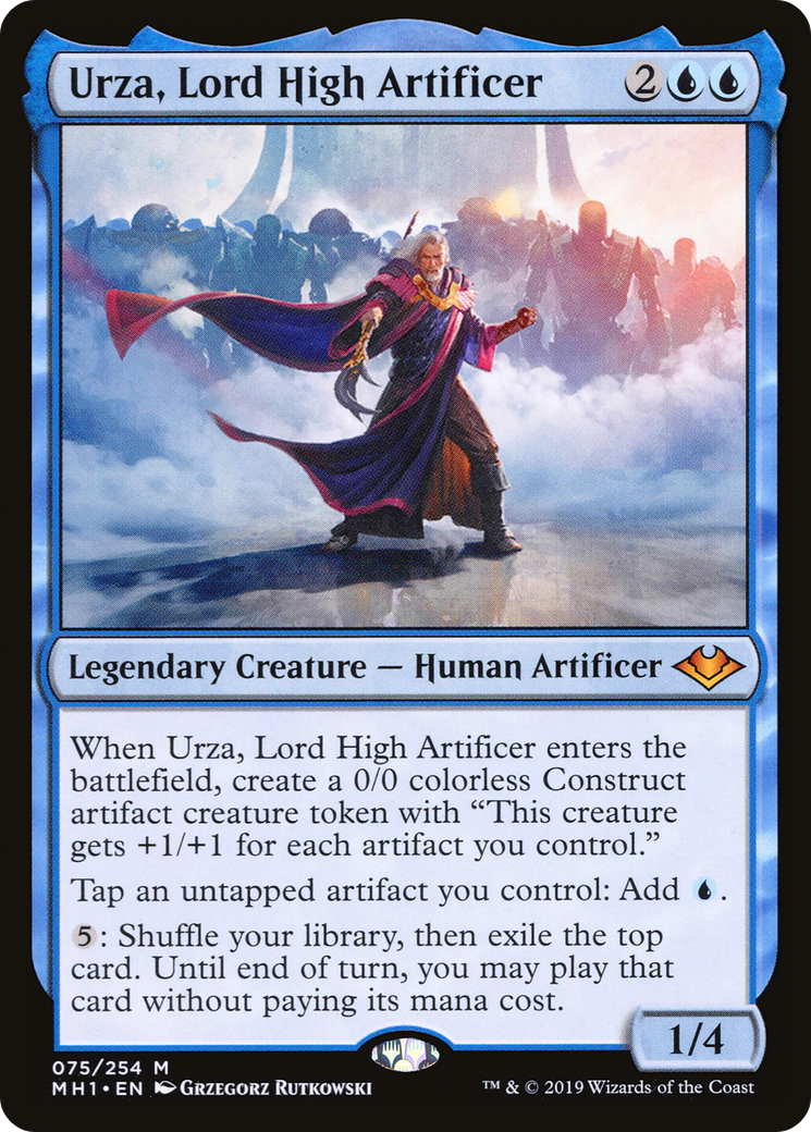 Urza, Lord High Artificer (MH1-075) - Modern Horizons