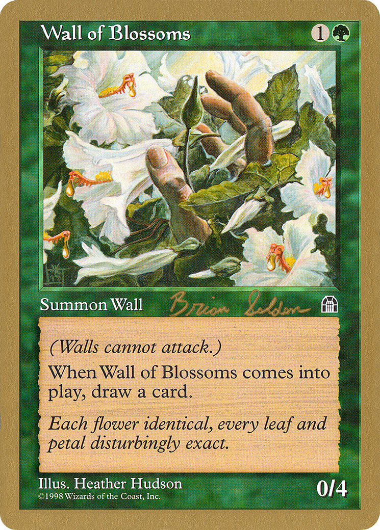 Wall of Blossoms - 1998 Brian Selden (STH) (WCD-) - World Championship Decks 1998