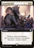 Generous Gift (Extended Art) (CMR-620) - Commander Legends: (Extended Art)