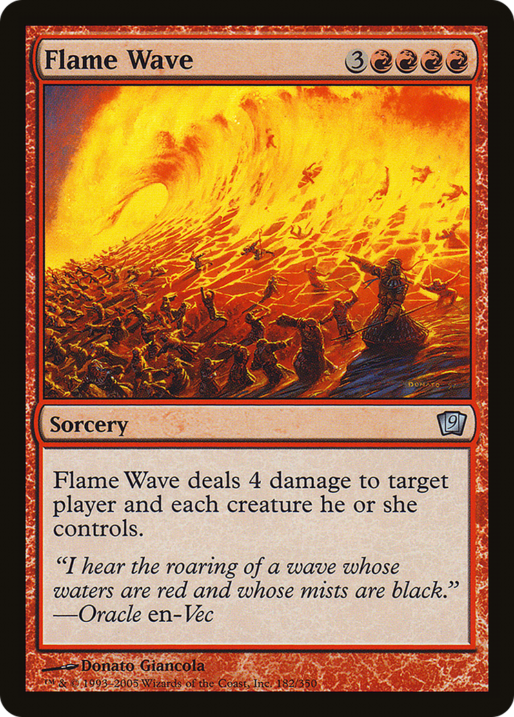 Flame Wave (9ED-182) - 9th Edition Foil
