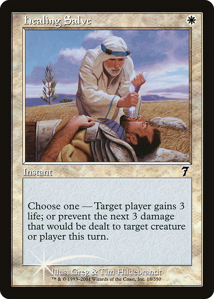 Healing Salve (7ED-18★) - 7th Edition Foil