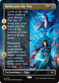 Rediscover the Way (Borderless) (TDM-388) - Tarkir: Dragonstorm: (enchantment) Foil