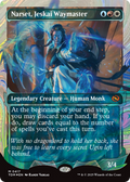 Narset, Jeskai Waymaster (Showcase) (Halo Foil) (TDM-417) - Tarkir: Dragonstorm: (Showcase) Foil
