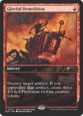 Gleeful Demolition (GAME-036) - Game Day & Store Championship Promos Foil