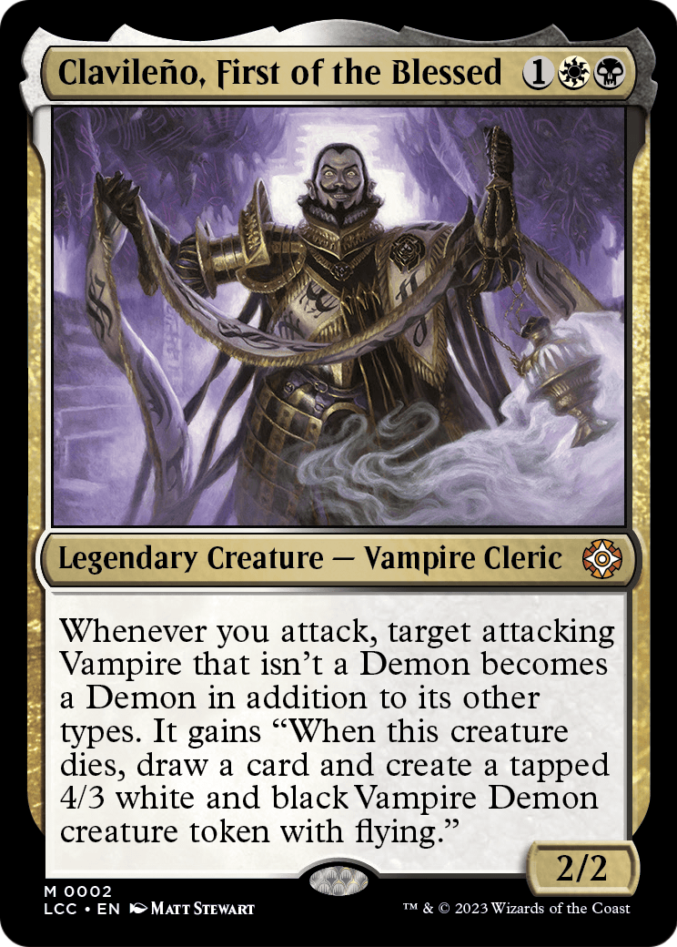 Clavileno, First of the Blessed (LCC-002) - The Lost Caverns of Ixalan Commander