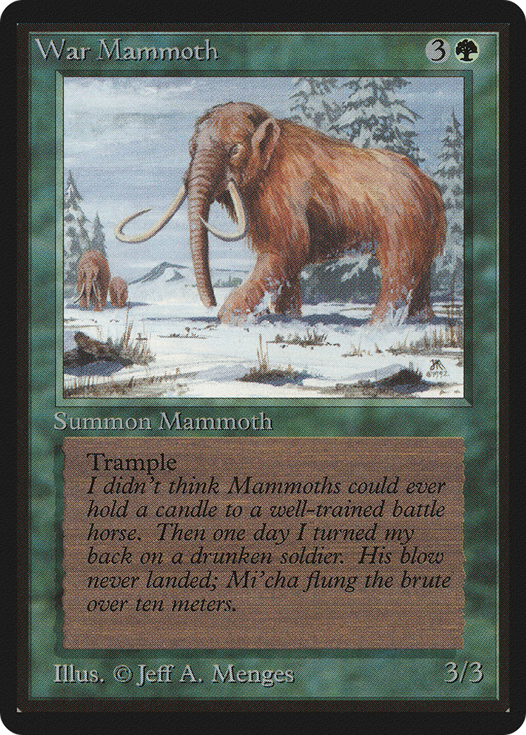 War Mammoth (LEB-) - Limited Edition Beta