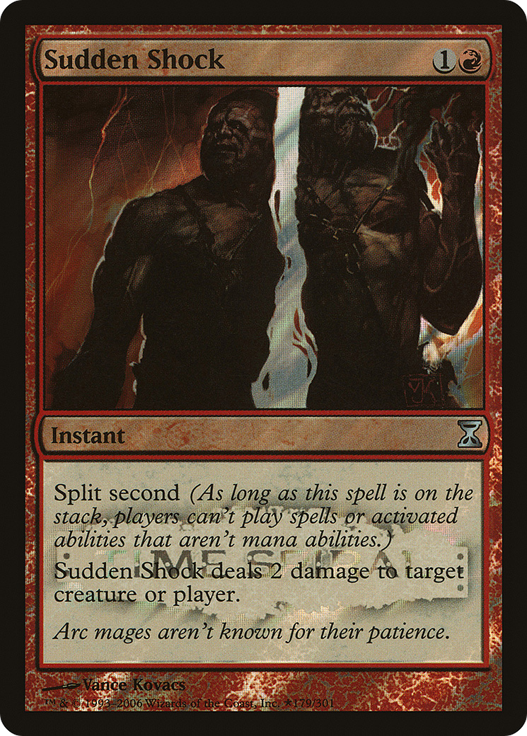 Sudden Shock (LARP-179) - Time Spiral Promos Foil