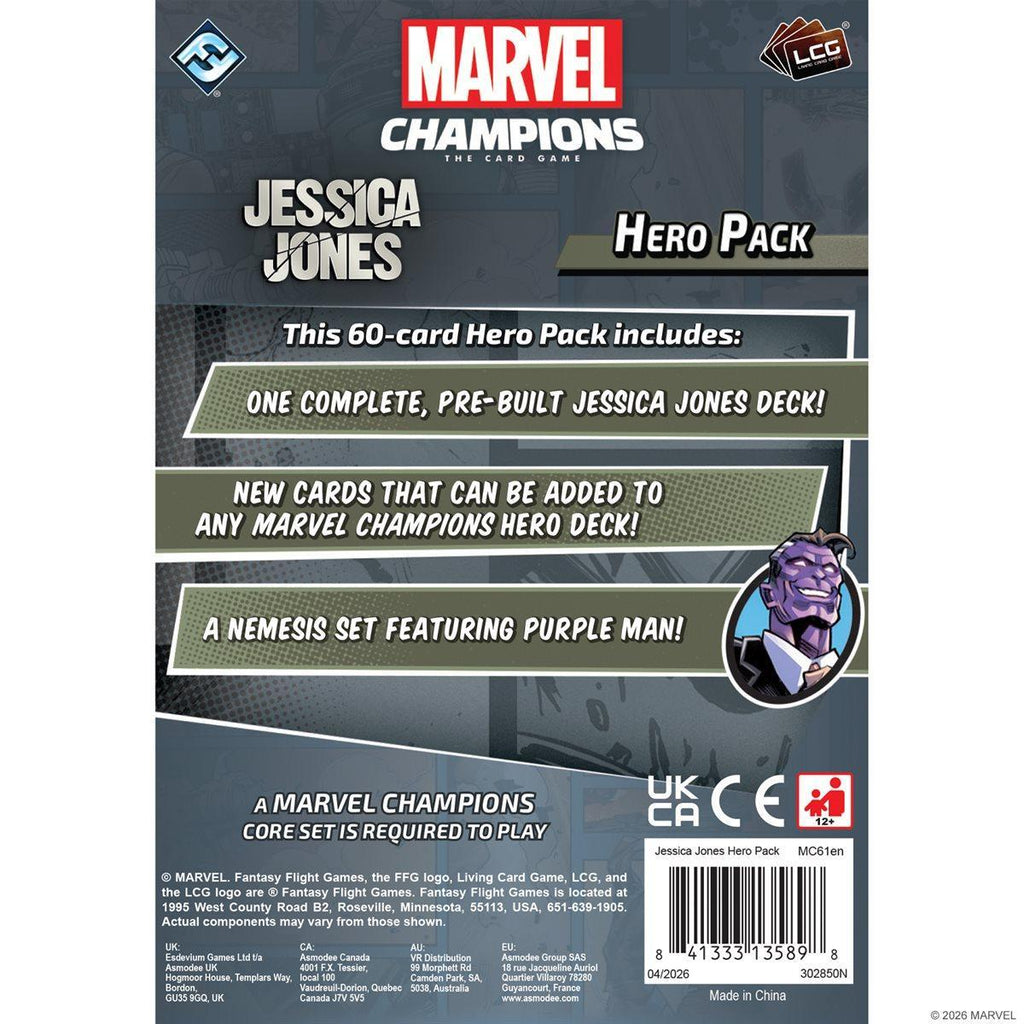 Marvel Champions LCG: Jessica Jones Hero Pack