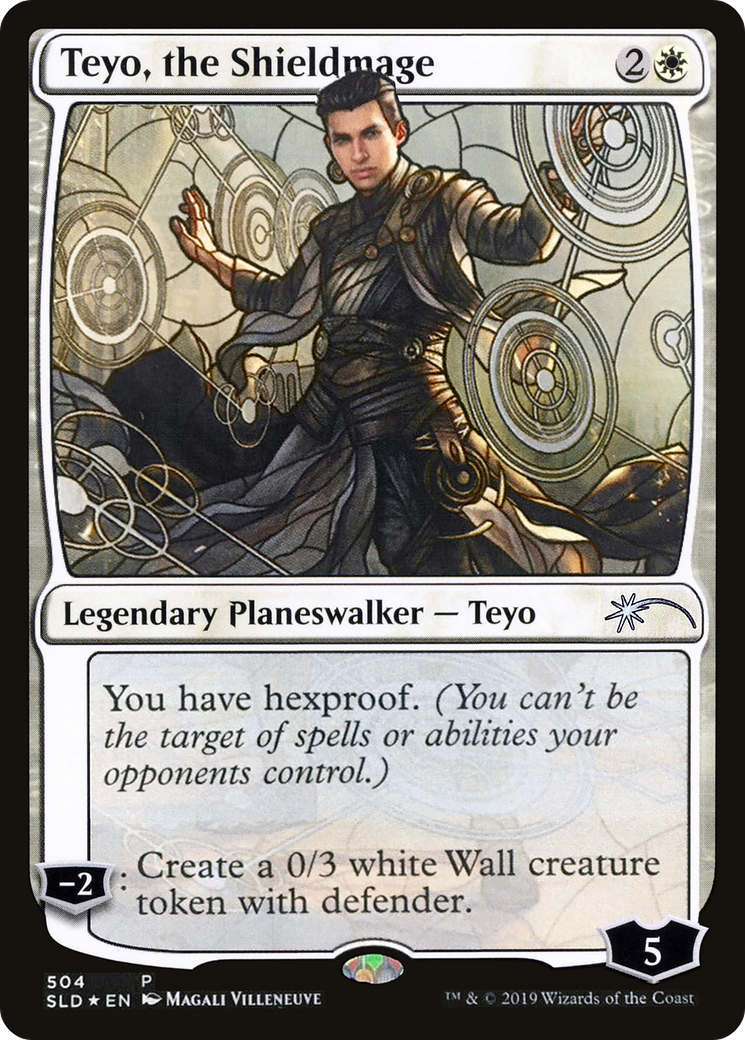 Teyo, the Shieldmage (Stained Glass) (SLD-504) - Secret Lair Drop Foil
